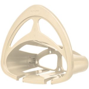 (6) PORTAMANGUERA PLASTICO BEIGE PARA MANGUERA 1/2 HASTA 25