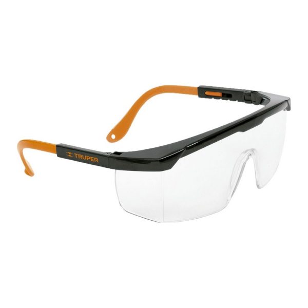 (6U) LENTES DE SEGURIDAD AJUSTABLE COLOR TRANSPARENTE