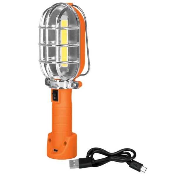 (2U) LAMPARA LED RECARGABLE 280 LM BASE MAGENITICA Y PARA CO