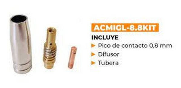 KIT DE ACCESORIOS PARA MIG PICO 0.8 mm