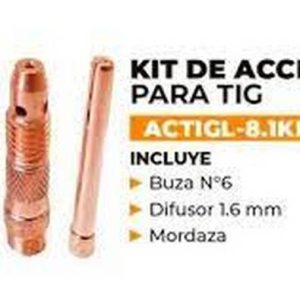 KIT DE ACCESORIOS PARA TIG DIFUSOR 1.6mm