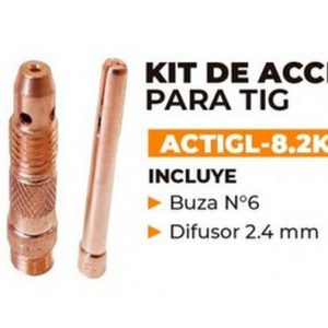 KIT DE ACCESORIOS PARA TIG DIFUSOR 2.4mm