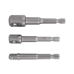 (6) JGO 3 ADAPTADORES 1/4 LARGO 7 CM P/ TUBOS ENC