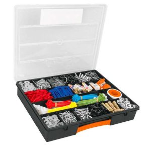 (3U) MALETIN PLASTICO ORGANIZADOR 18 COMPARTIM. 37 X 6 X 28