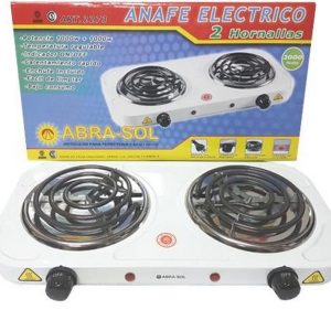 ANAFE ELECTRICO 2 HORN. 220V - 2000 WATTS( Bulto x6 )