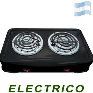 ANAFE ELECTRICO NEGRO 2 HORNALLAS( Bulto x1)