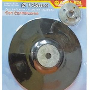 DISCO DE GOMA Ø 175 MM. UNIVERSAL 4.800 RPM.( Bulto x60)