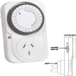 TEMPORIZADOR MECANICO TIMER 24 HORAS BLISTER ( Bulto x50 )