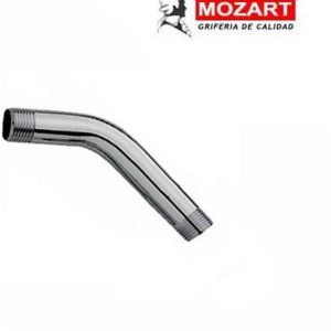 BRAZO P/LLUVIA METALICO 45° 15 CM ACERO INOX( Bulto x200)