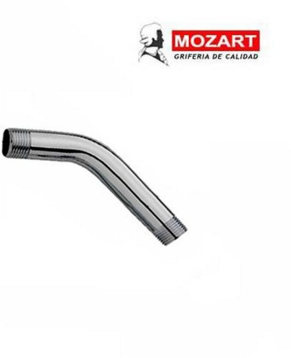 BRAZO P/LLUVIA METALICO 45° 15 CM ACERO INOX( Bulto x200)