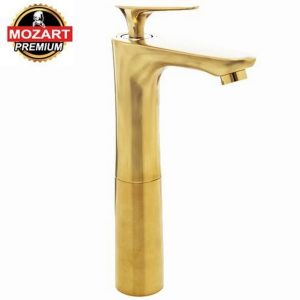 MONOCOM KIEV ORO ALTA 280MM LAVATORIO( Bulto x12 )