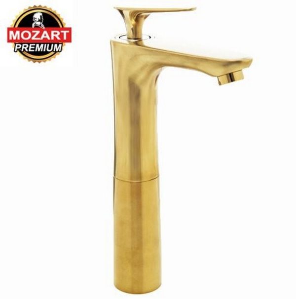 MONOCOM KIEV ORO ALTA 280MM LAVATORIO( Bulto x12 )