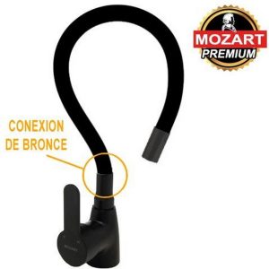 MONOCOM. MIAMI NEGRA PICO FLEXIBLE COCINA MESADA ( Bulto x12