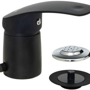 MONOCOM. VITRA NEGRA BIDET CON TRANSFERENCIA C/SOPAPA( Bulto