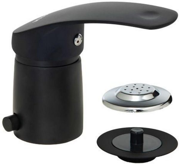 MONOCOM. VITRA NEGRA BIDET CON TRANSFERENCIA C/SOPAPA( Bulto