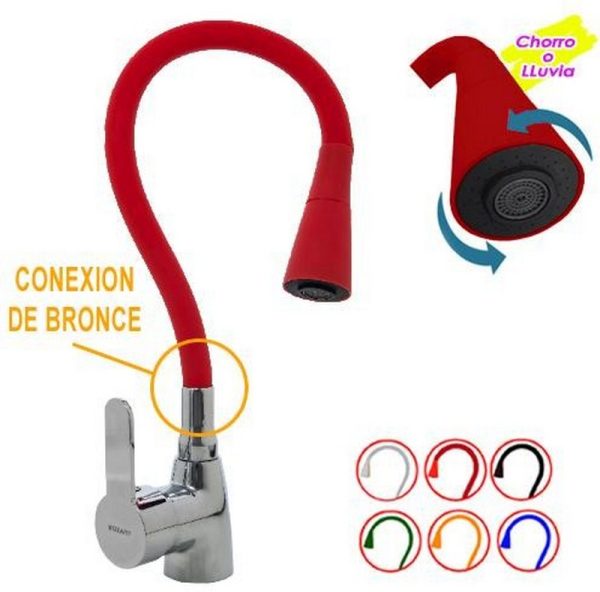 MONOCOM. SEUL PICO CONO GIRATORIO COLOR FLEXIBLE COCINA MESA