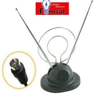 ANTENA TV PORTATIL C/ BASE C/ 0