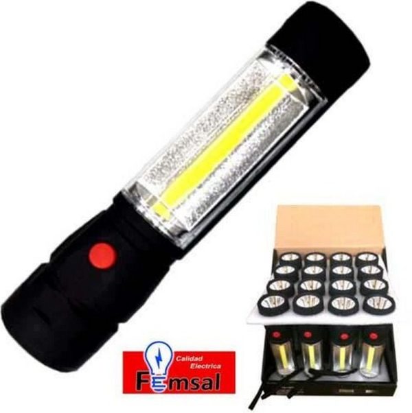 LINTERNA LEDS 2 ILUM. (4-AA) SIN PILAS GRANDE PLASTICA C/IMA