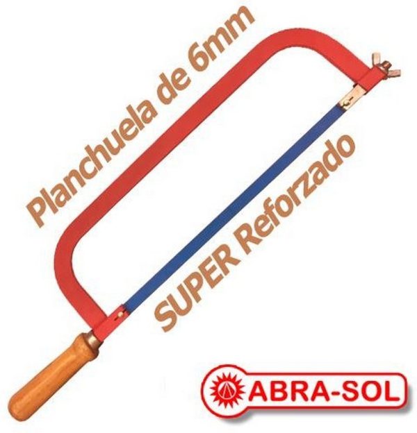 ARCO DE SIERRA PLANCHUELA HIERRO Y MANGO MADERA 51CM( Bulto