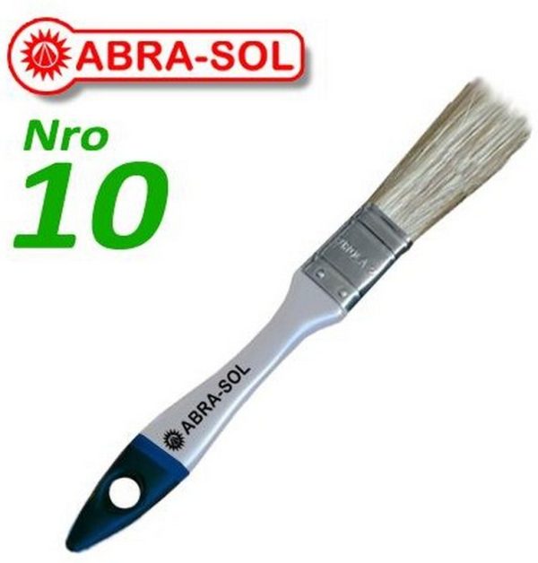 PINCEL VIROLA 1 NRO 10 CERDA BLANCA( Bulto x600 )