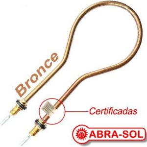 RESISTENCIA PALETA BRONCE 1200 WATS 220V 130 OMZ(