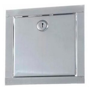 PUERTAS P/LLAVES DE PASO 15 X 20 ACERO INOX.